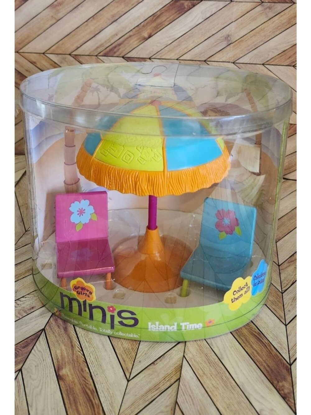 Groovy Girls MINIS Island Time Beach Chairs Umbrella Doll Furniture Accessories